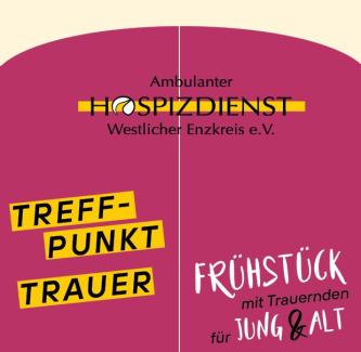 Frontseite des Flyers zum Treffpunkt Trauer