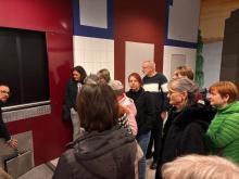 Besuch im Krematorium Rutesheim 1. Bild: Hospizdienst Westlicher Enzkreis.